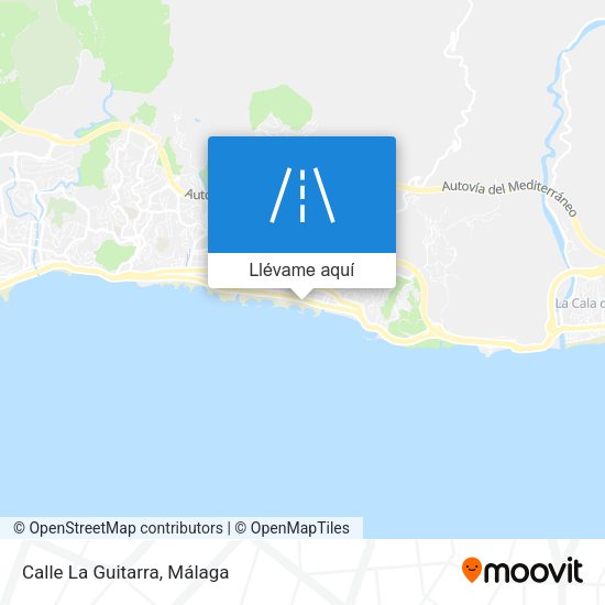 Mapa Calle La Guitarra
