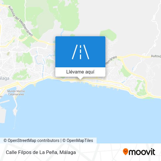 Mapa Calle Filpos de La Peña