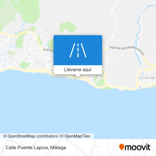 Mapa Calle Puente Lapice