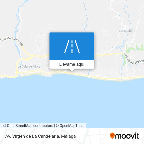 Mapa Av. Virgen de La Candelaria