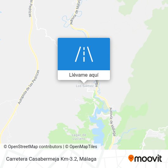 Mapa Carretera Casabermeja Km-3.2