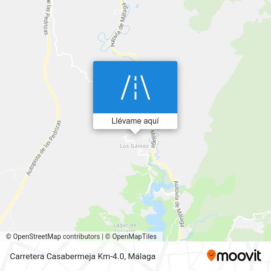 Mapa Carretera Casabermeja Km-4.0