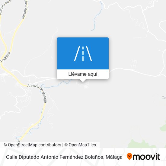 Mapa Calle Diputado Antonio Fernández Bolaños