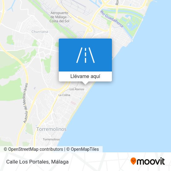 Mapa Calle Los Portales
