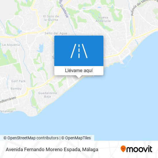 Mapa Avenida Fernando Moreno Espada