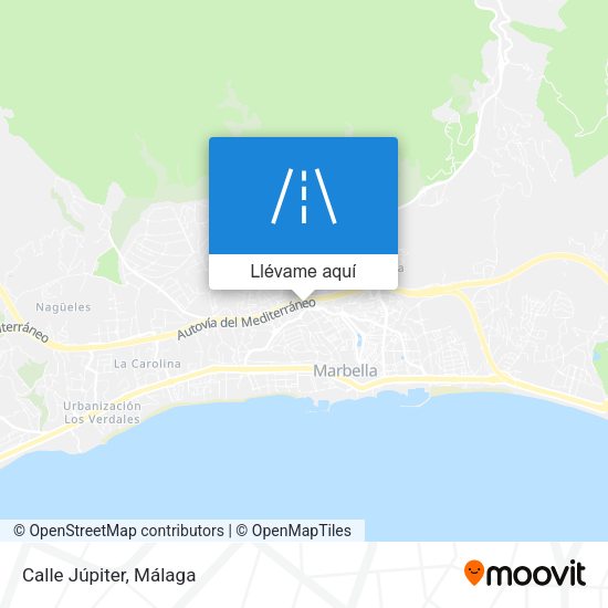 Mapa Calle Júpiter