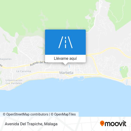 Mapa Avenida Del Trapiche
