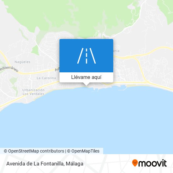 Mapa Avenida de La Fontanilla