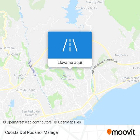 Mapa Cuesta Del Rosario
