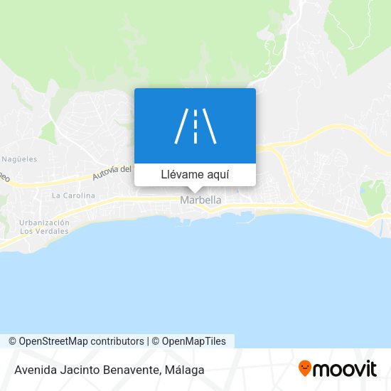 Mapa Avenida Jacinto Benavente