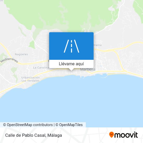 Mapa Calle de Pablo Casal
