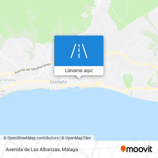 Mapa Avenida de Las Albarizas