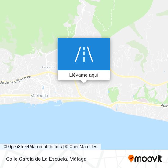 Mapa Calle García de La Escuela