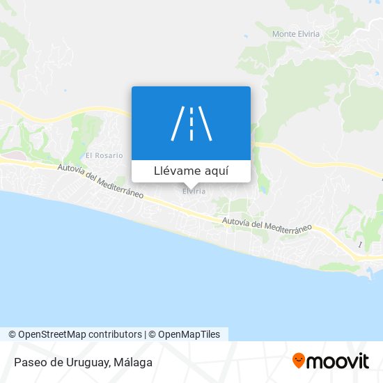 Mapa Paseo de Uruguay