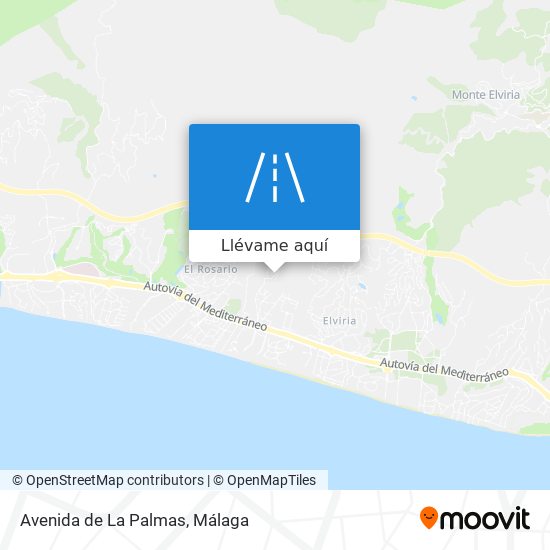 Mapa Avenida de La Palmas