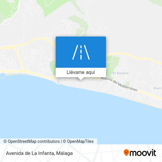 Mapa Avenida de La Infanta