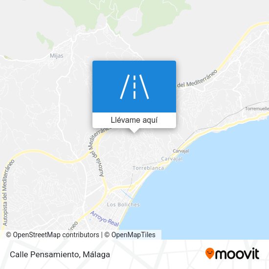 Mapa Calle Pensamiento