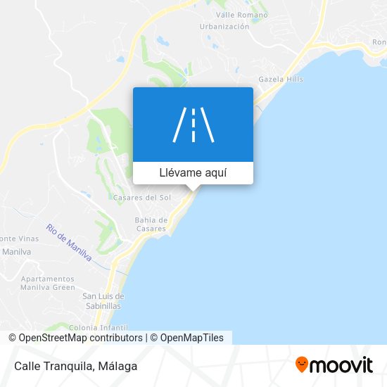 Mapa Calle Tranquila