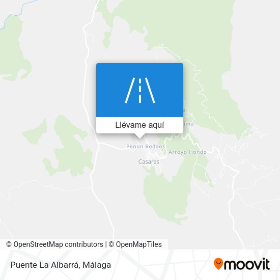 Mapa Puente La Albarrá