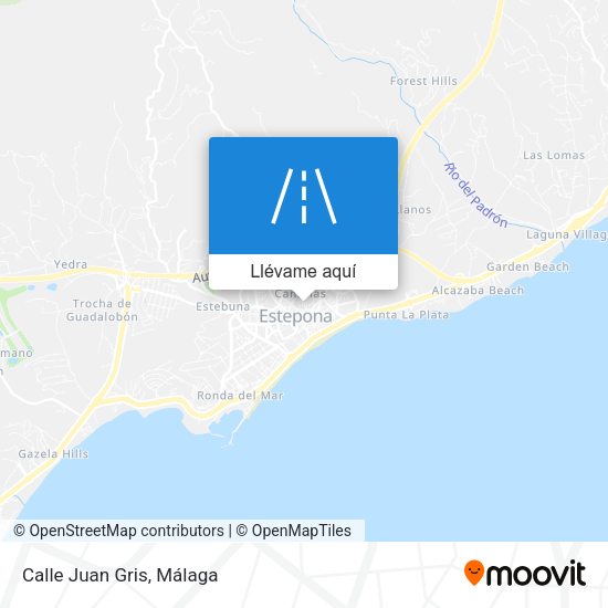 Mapa Calle Juan Gris