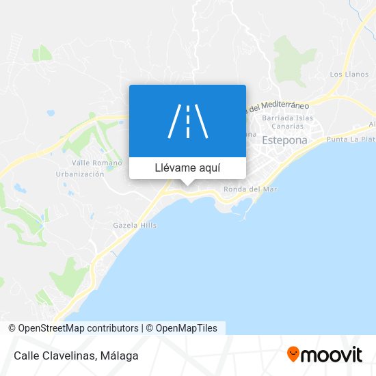 Mapa Calle Clavelinas