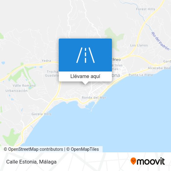 Mapa Calle Estonia
