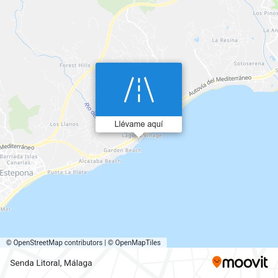 Mapa Senda Litoral