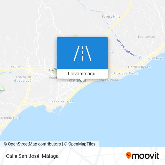Mapa Calle San José