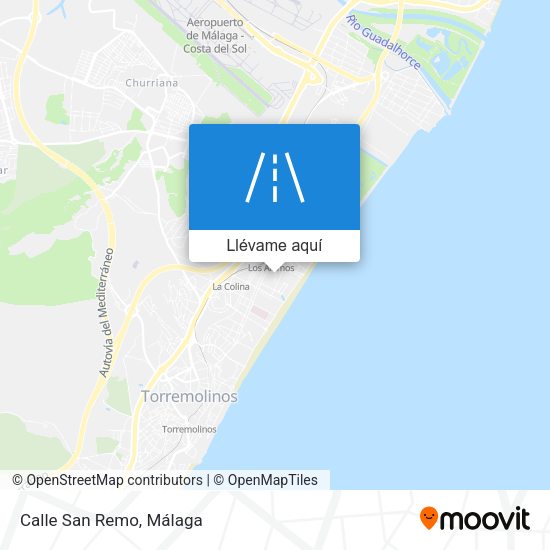 Mapa Calle San Remo