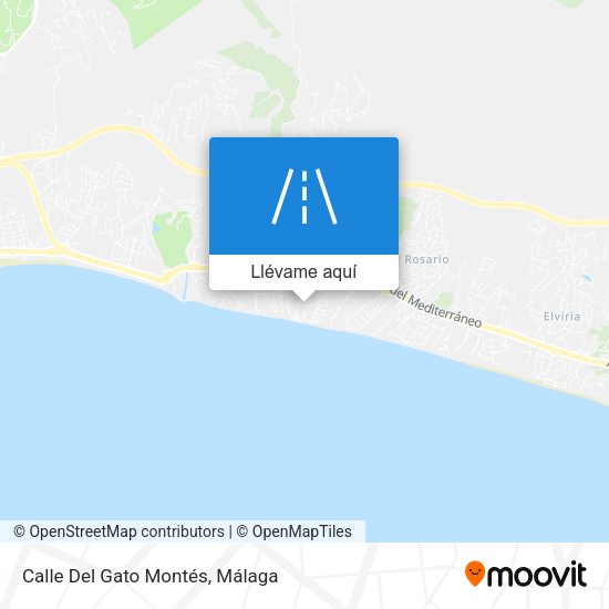 Mapa Calle Del Gato Montés