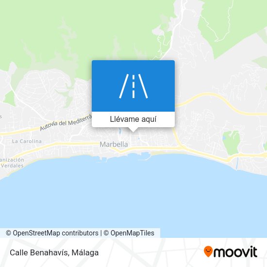 Mapa Calle Benahavís