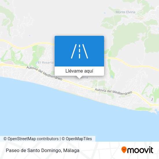 Mapa Paseo de Santo Domingo