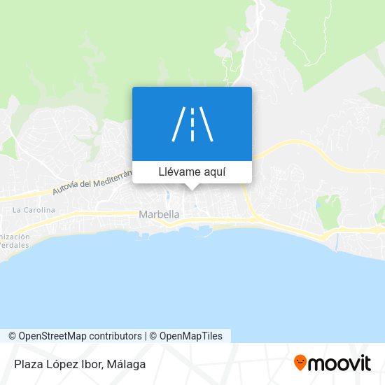 Mapa Plaza López Ibor