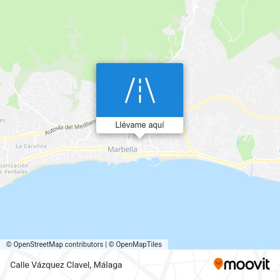 Mapa Calle Vázquez Clavel