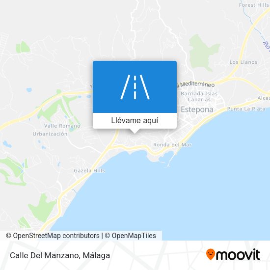 Mapa Calle Del Manzano