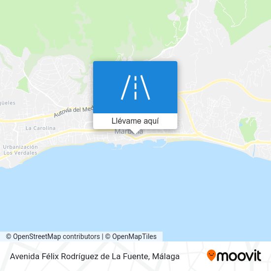 Mapa Avenida Félix Rodríguez de La Fuente