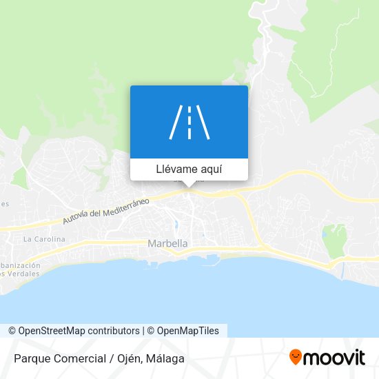Mapa Parque Comercial / Ojén
