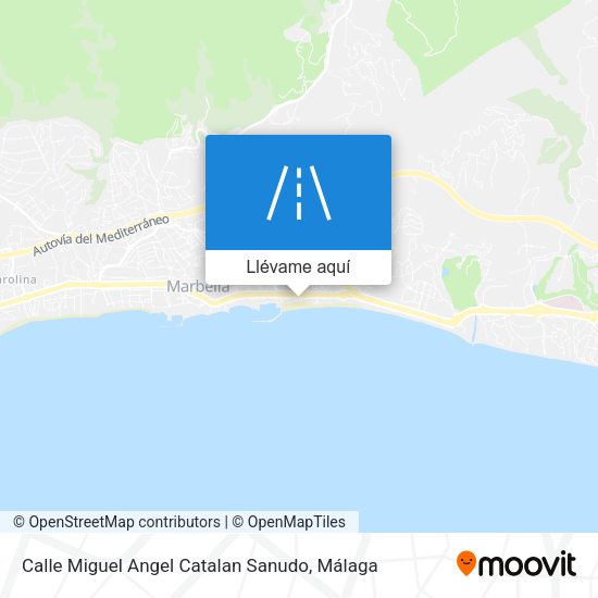 Mapa Calle Miguel Angel Catalan Sanudo