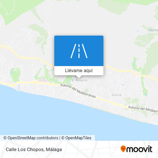 Mapa Calle Los Chopos