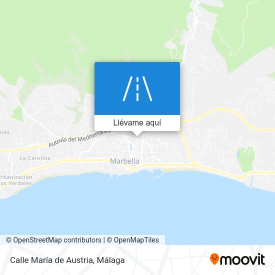 Mapa Calle María de Austria