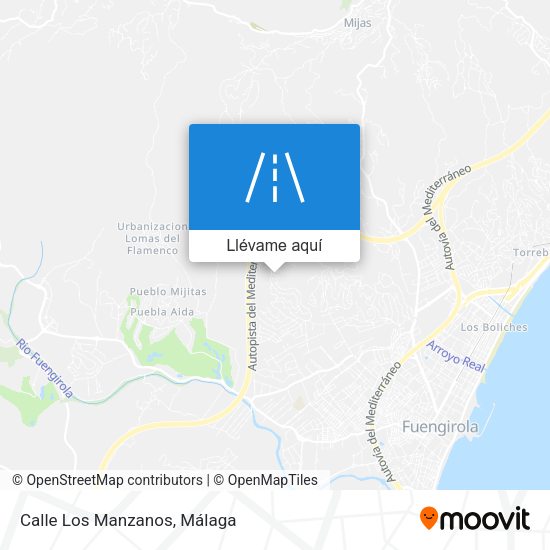 Mapa Calle Los Manzanos