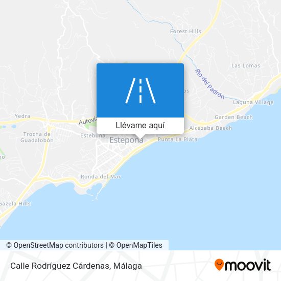 Mapa Calle Rodríguez Cárdenas
