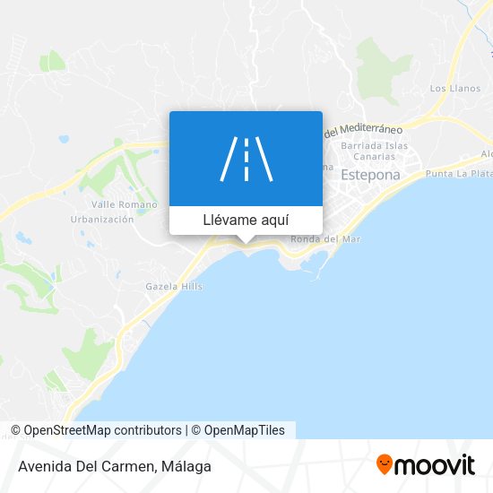 Mapa Avenida Del Carmen