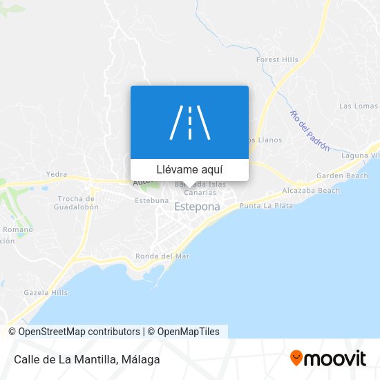 Mapa Calle de La Mantilla