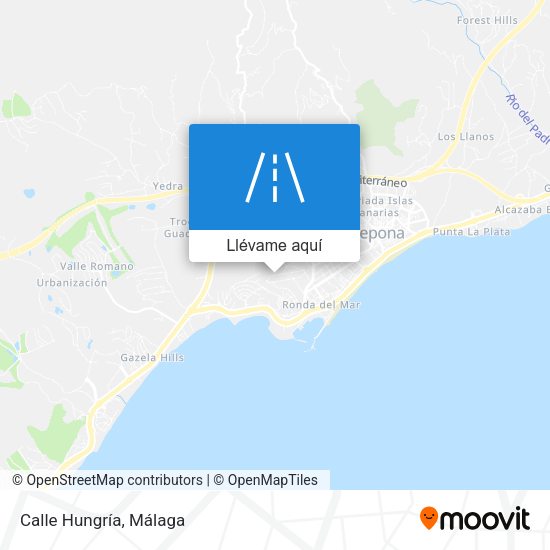 Mapa Calle Hungría