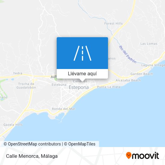 Mapa Calle Menorca