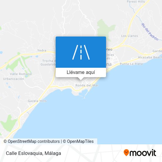 Mapa Calle Eslovaquia