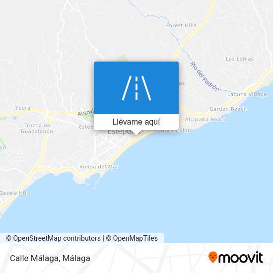 Mapa Calle Málaga