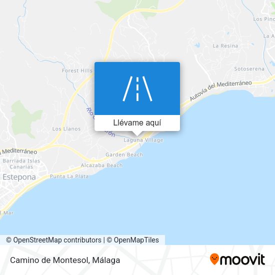 Mapa Camino de Montesol