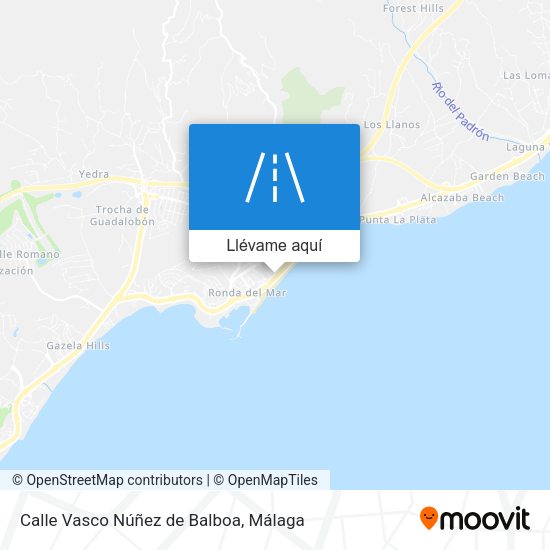 Mapa Calle Vasco Núñez de Balboa